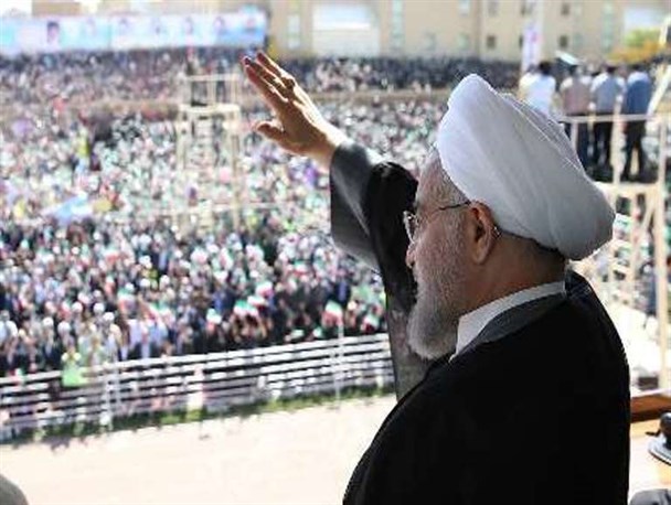 رئیس‌جمهور وارد استادیوم تختی سمنان شد