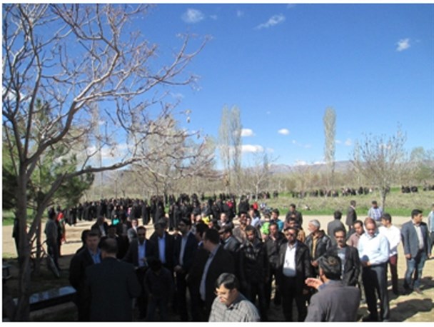 همایش پیاده روی خانوادگی در روستای نصیرآباد خرمدره