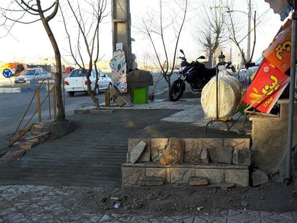 پیاده‌رو سازی خود سرانه در مشگین شهر داد اهالی را درآورد