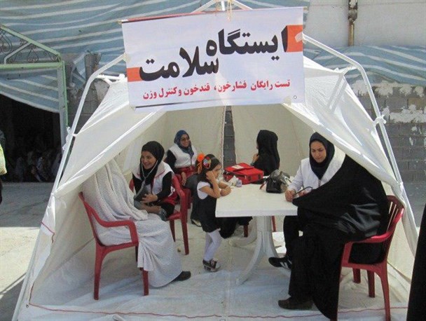 برپایی ایستگاه سلامت در میعادگاه‌های نمازجمعه