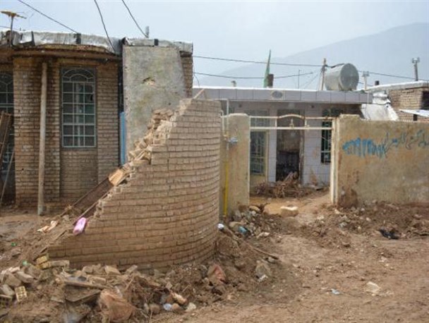 روستای بابازید شهرستان پلدختر چندین روز پس از سیل +عکس