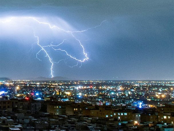 پیش بینی وزش باد شدید، رگبار و رعد و برق در البرز