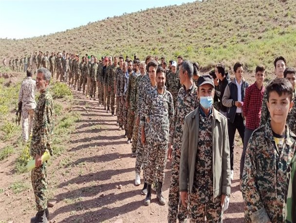 رزمایش اقتدار الی بیت‌المقدس بسیج در تربت حیدریه برگزار شد