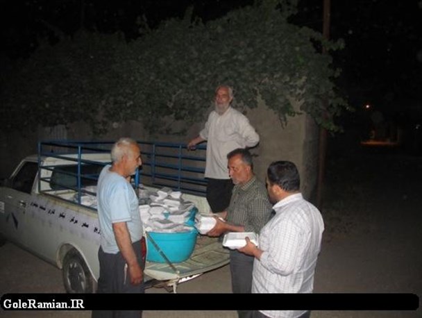 جهاد نیکوکاران رامیان در شبهای رمضان + تصاویر