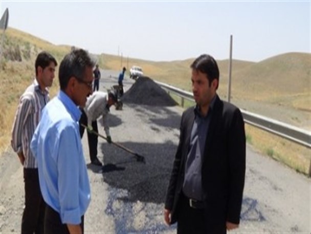 بازدید بخشدار اصلاندوز از پروژه های روستایی