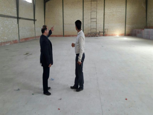 سالن ورزشی روستای دنگیزک ۸۰درصد پیشرفت فیزیکی داشته است