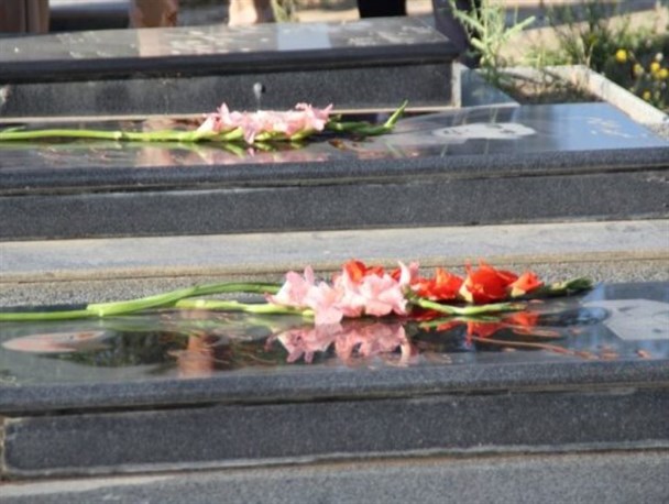 مزار شهدای پلدشت غبارروبی و گلباران شد+ تصاویر
