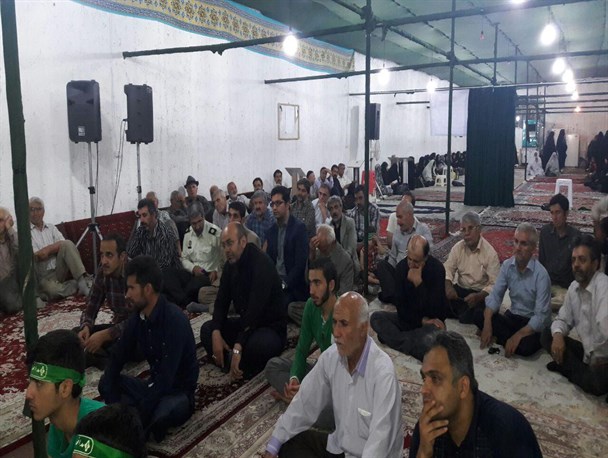 برگزاری مراسم یادبود اولین شهید مدافع حرم مشکین دشت +تصاویر