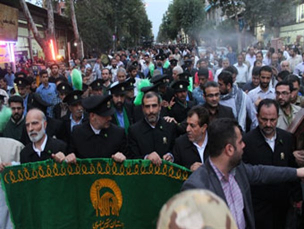 استقبال باشکوه مردم گرگان از " کاروان زیر سایه خورشید "