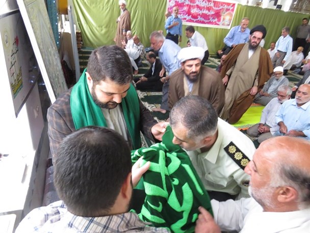 رودسر میزبان پرچم حرم حضرت معصومه (س) بود