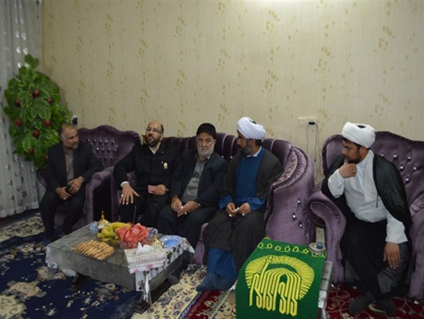 دیدار سفیران ثامن الحجج(ع) با خانواده شهید ابراهیمی در میاندوآب + تصاویر