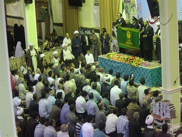 حضور سفیران امام رضا(ع) در میاندوآب به روایت تصویر