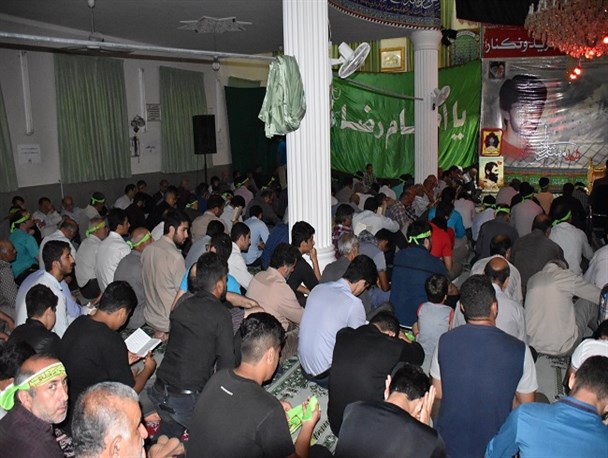 برگزاری مراسم دعای کمیل ویژه برنامه رجعت شهید رسولی در فریدونکنار