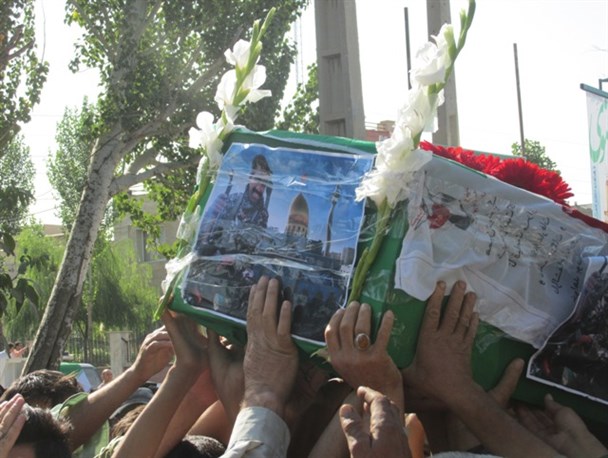 تشییع پیکر سومین شهید افغان مدافع حرم در دماوند+فیلم و عکس