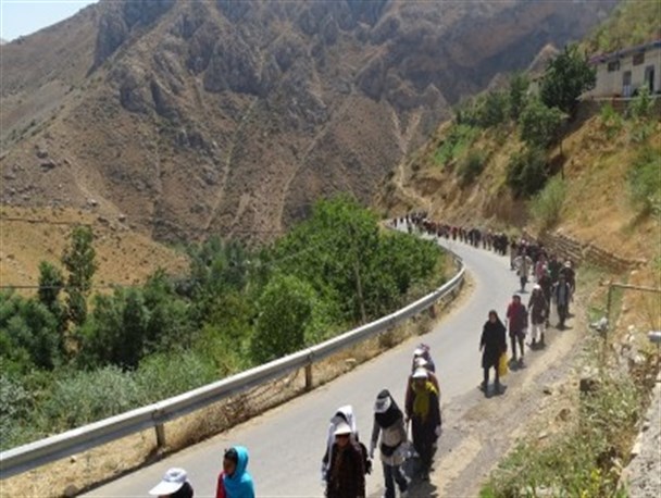 همایش استانی کوهپیمایی بانوان در آبشار گل آخور ورزقان برگزار شد