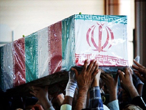 مراسم استقبال از شهید اندرواژ در دیر برگزار شد