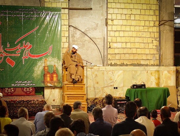 عزاداری شام شهادت امام جواد(ع) در مبارکه/ تصاویر