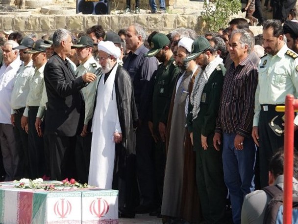 پیکر ۲ شهید گمنام در نوبران ساوه تشییع و خاکسپاری شد+ تصاویر