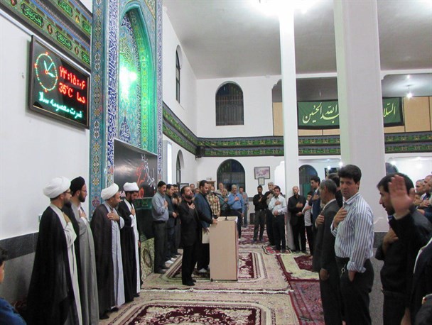 مراسم عزاداری شب شهادت امام جواد علیه السلام در شهر دندی برگزارشد+تصاویر