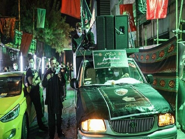 تکیه سیار حاج محمود کریمی؛ ترکیبی واقعی از شور و شعور حسینی