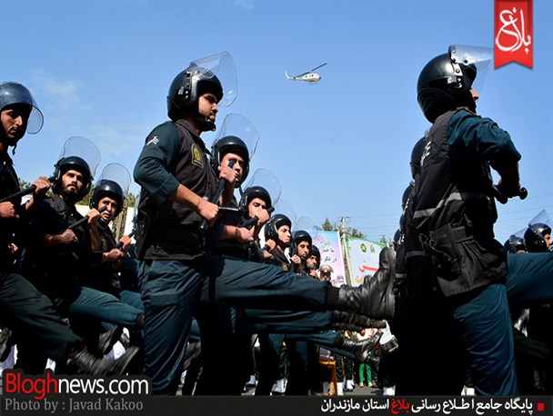 اقتدار سربازان ولی امر در مرکز مازندران