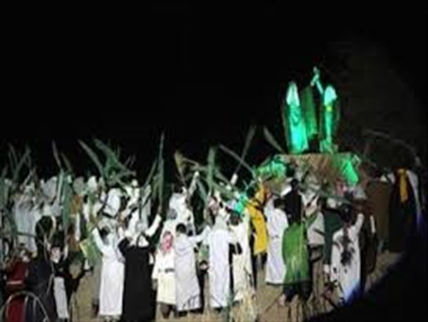 بازسازی صحنه واقعه غدیر در شهرستان ابهر آغاز شد
