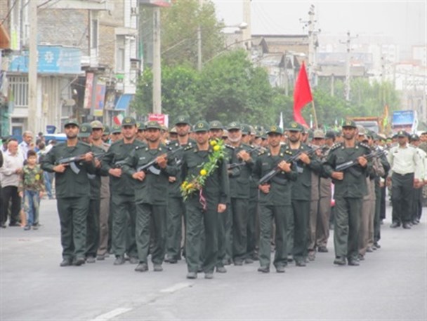 نمایش صلابت و اقتدار نیروهای نظامی و انتظامی شهرستان رامیان /گزارش تصویری(2)