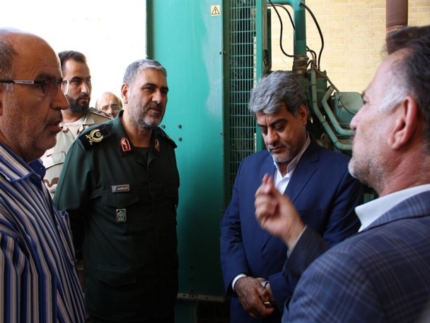 بازدید ۳ساعته فرمانده سپاه خوزستان از طرح دیمه رامهرمز