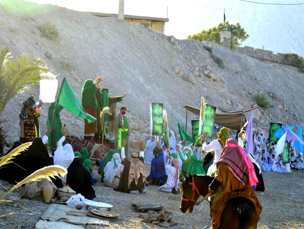 مردم قائمیه روایت «واقعه غدیر» را به تماشا نشستند