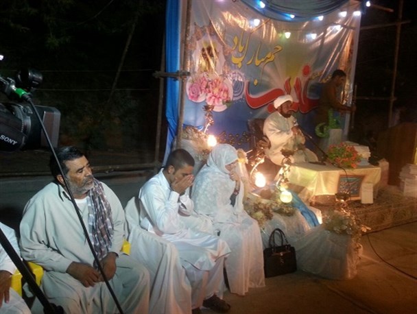 جشن ازدواج 200 زوج جوان در شهرستان دلگان+ تصاویر