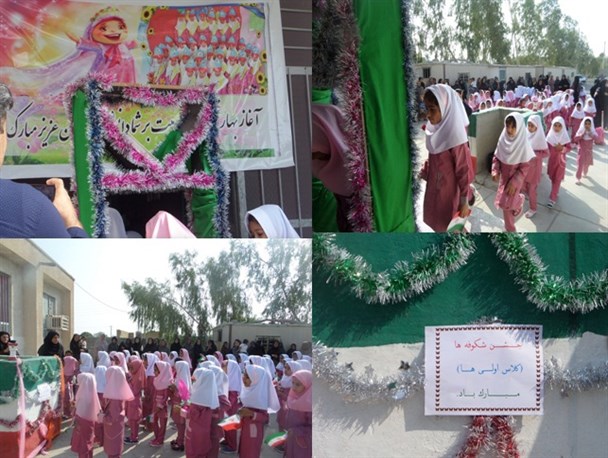 جشن شکوفه ها در مدارس منوجان به روایت تصویر