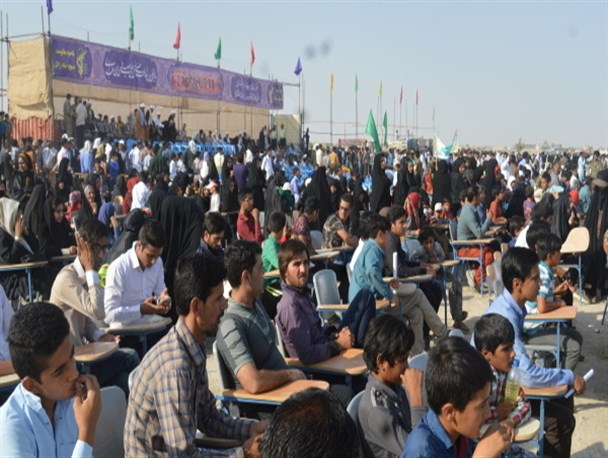 حضور چشمگیر مردم سیستان در مراسم بازسازی واقعه ی غدیر ستودنی است
