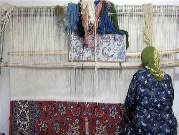 قالی بافی حرفه اصیل زنان خوانساری+تصاویر