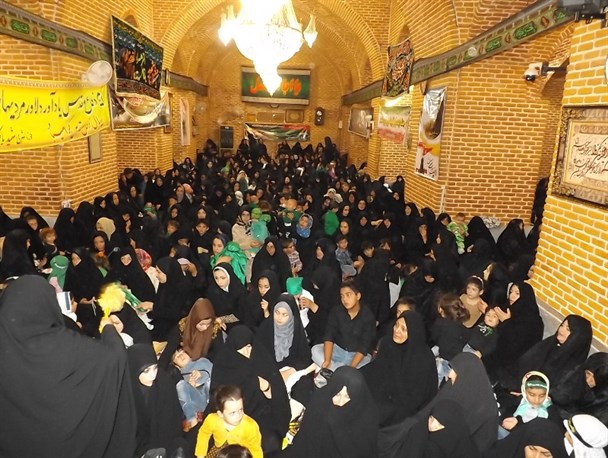 طنین نوای لای لای علی اصغر(ع) در مسجد تاریخی جامع سراب