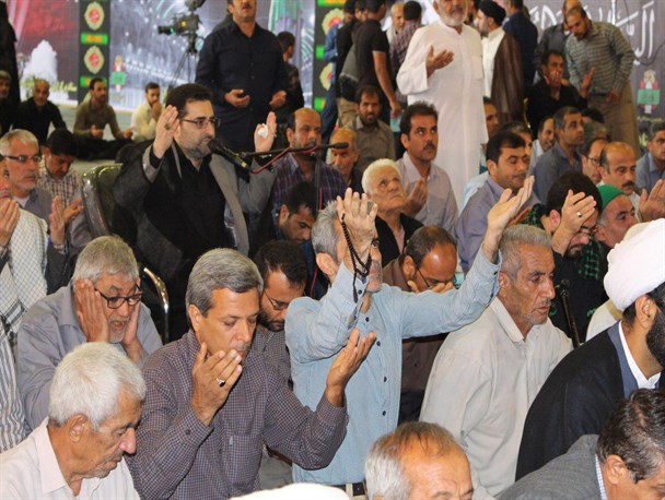 دعای ندبه در دلوار از شبکه ملی پخش شد +تصاویر