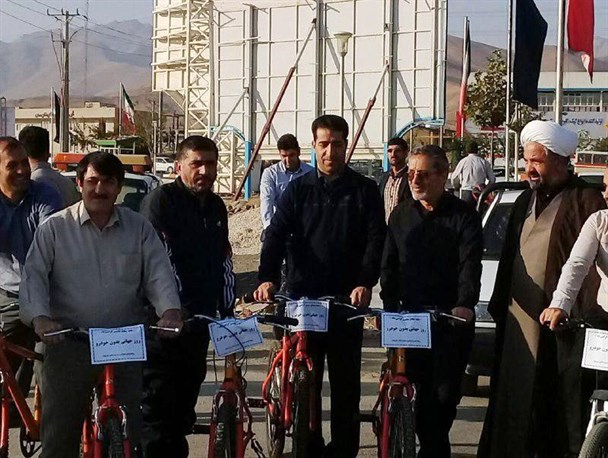 برگزاری همایش دوچرخه سواری در شهرستان بهار