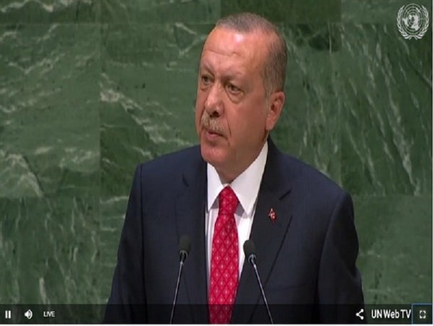 انتقاد اردوغان از ادامه بحران سوریه در سازمان ملل